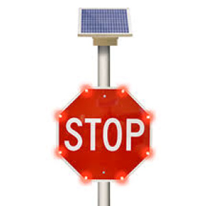 Solar LED Stop Sign